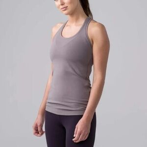 Lululemon Gray Women's Razorback Tank Top
